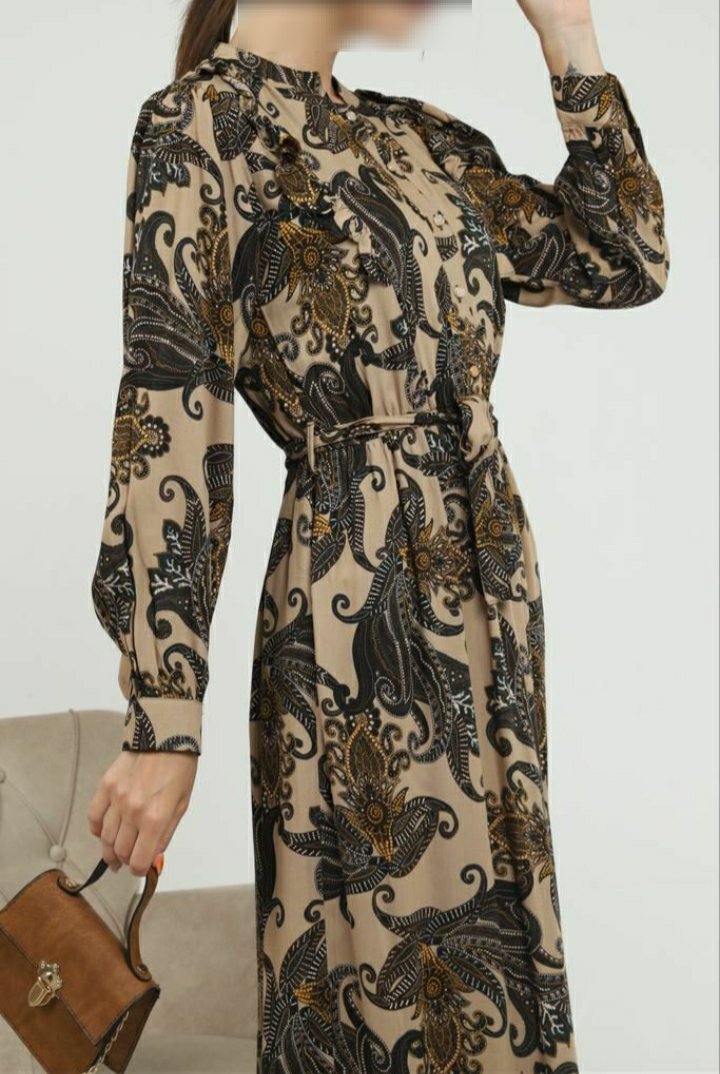 Robe Femme Leila Desires En Maille Côtelée Avec Effet Lurex - Manches Courtes, Coupe Flatteuse
